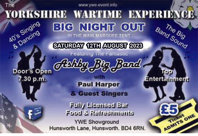BIG NIGHT OUT ENTERTAINMENT - SAT 10th AUGUST 2024